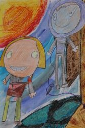 2zm podhanyi ja a pani riaditelka vo vesmire