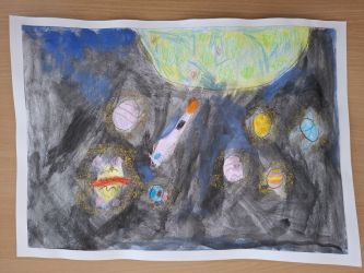 nr kategoria 1 nelka janotovar raketa startuje do vesmiru